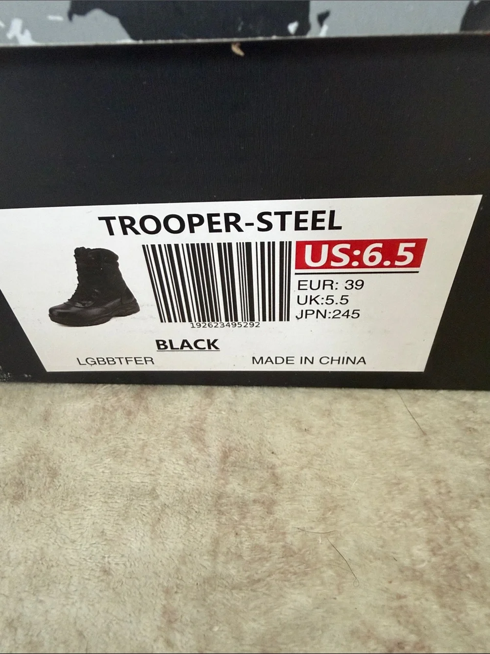 NORTIV 8 Men's Steel Toe Work Boots Side Zipper